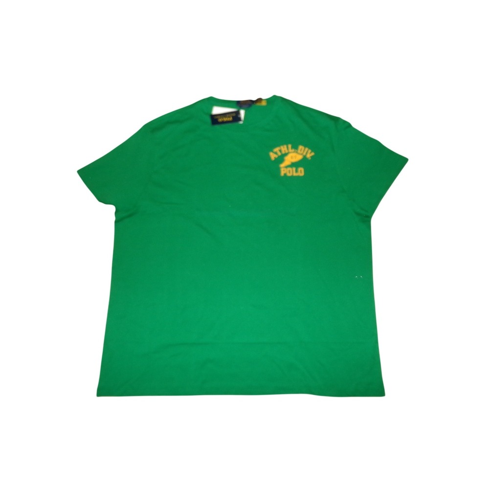Polo Ralph Lauren Mens XXL Green Athl Div Graphic T-Shirt S/S Crewneck NWT